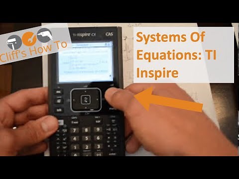 Solve Circuits Matrices System of Equations TI Nspire CX CAS