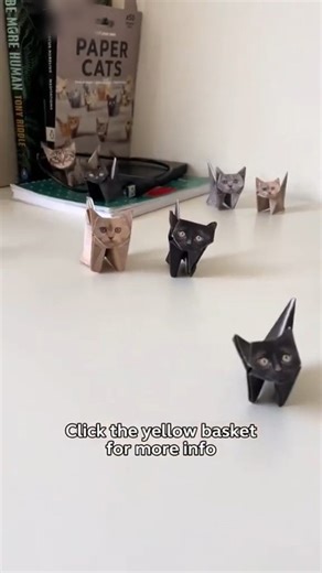 17K views · 47 reactions | Transform your desk into a purr-fect paradise with 50 adorable printed origami cats! ✨ Fold eco-friendly paper into lifelike kitties of all breeds—it only takes 5 minutes each. Then scatter your cute creations everywhere for daily joy!  | Separatet | Facebook