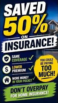 How I saved 50% on my home insurance #budget #savingmoney