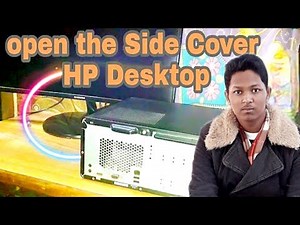 Remove and open the Side Cover | HP Slim Desktop PC Series HP Computer Service