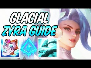 SEASON 12 DIAMOND ZYRA GUIDE - NEW GLACIAL BUILD & RUNES - Crystal Rose Zyra | League of Legends