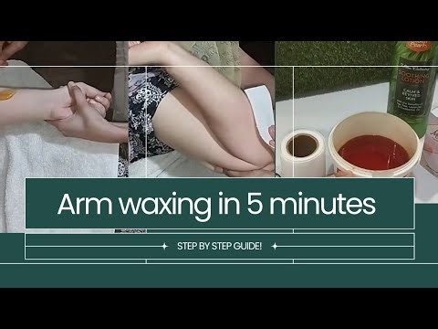 SMOOTH ARMS IN MINUTES! | Arm Waxing Step by Step Tutorial for Beginners (Hindi/Urdu)