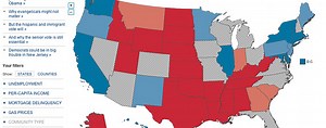 Interactive Map: The 2012 Election and the Economy