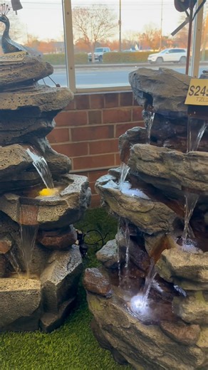 2.9K views · 46 reactions | HOT Days call for a COOL Sound!! Rock Fountains $249-$269!! Just listen to the soothing beauty. On display at Bell’s Seed Store in Downtown Fayetteville. Open on Saturday until 3pm. | Bell's Seed Store | Facebook