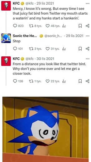 KFC is… HUNGRY… ‪@Gojirawars03‬ Thx for the help broski! #sonic #kfc #twitter #skit #voiceacting