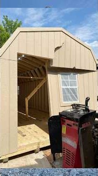 Shed move gone wrong 😑 #diy #shed #fypシ