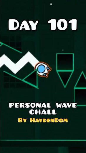 DAY 101 (2077 attempts) #youtubeshorts #gdshorts #gd #geometrydash #wave #vsc #gaming #gdchallenge