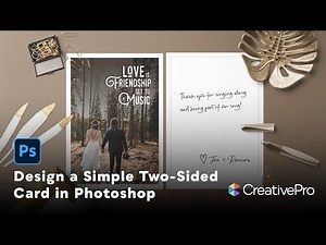 How to Use Photoshop Art Boards to Design a Simple 2-Sided Card