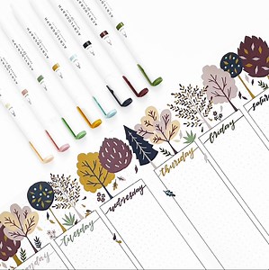 Bullet Planners & Dot Grid Journals 160gsm pages | Paint Pens