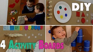 Wenn ihr euch bei dem Sauwetter nicht so lange draußen aufhalten wollt, wär doch mal wieder ein Activity Board schön =) Hier nochmal ein paar Anregungen für euch