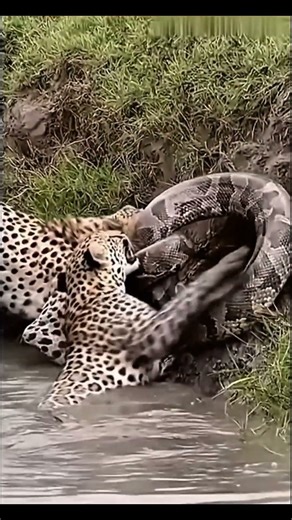 Lions Bite and Capture the Snake!#wildlife #viralvideo