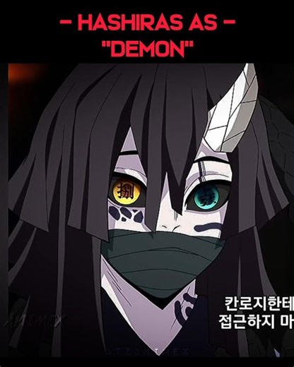 What if Hashira's as a Demon 😱 #sehar #demonslayer #anime #shorts #viral