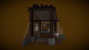 Old Kitchen - 3D model by brunnofq