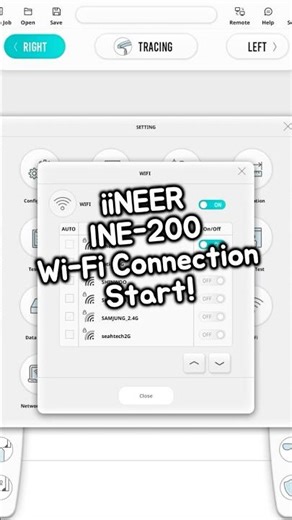 INE 200 Wi Fi Connection