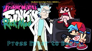 Vs Rick Sanchez FULL WEEK (Friday Night Funkin) Mod for Friday Night Funkin' | FNF Mods