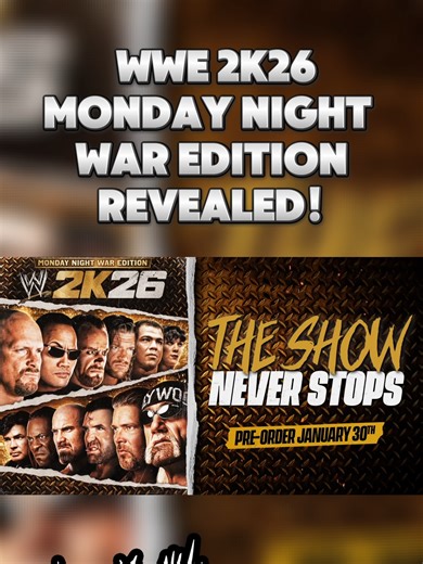 WWE 2K26 Monday Night War Revealed Insights