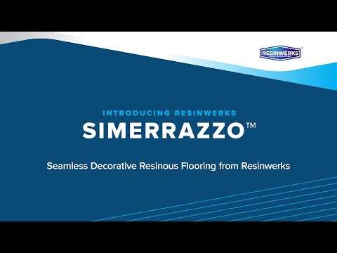 Introducing SimerazzoTM Decorative Seamless Flooring