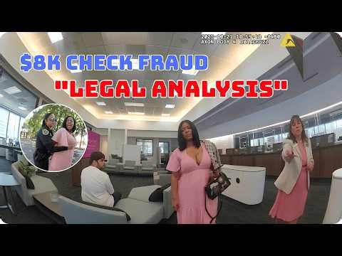 $8,000 Check Fraud Caught on Camera — Legal Analysis of Uttering Forged Instruments