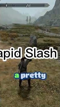 Rapid Slash mod creates insane AoE damage #skyrim #mods