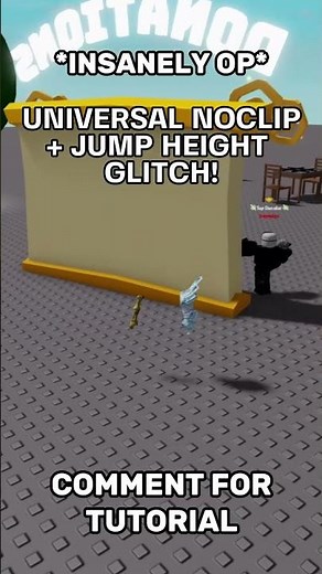 INSANELY OP NOCLIP GLITCH! #roblox #viral #glitch