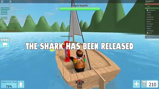 SHARK ATTACK CHALLENGE: Jaws in Roblox! (Roblox Shark Game)