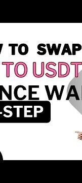 How to Swap BNB to USDT on Binance Wallet | Quick and Easy Guide