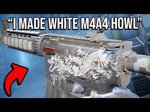 "I JUST MADE A WHITE M4A4 HOWL"