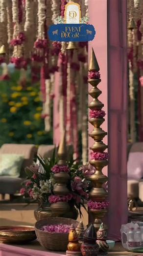 Pink dreams & wedding themes 💕🌸Turning every corner into a fairytale ✨ #indianwedding #shorts