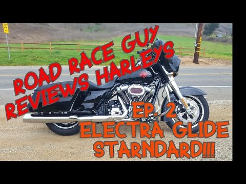 Road Race Guy Reviews Harleys: Electra Glide Standard Edition - Review/Test Ride FLHT