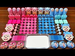 Slime Mixing Random Things Into Glossy Slime – Makeup, Clay, Beads #247