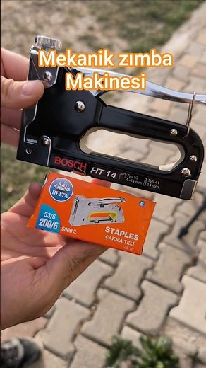 How to install staples in a Bosch HT14 mechanical stapler? #stapleinstallation