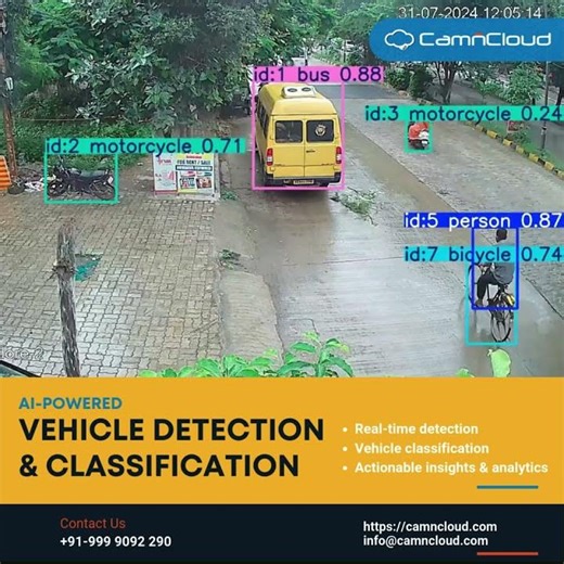 Vehicle Detection and Classification by Camncloud!
