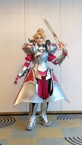 We did our costume judging today at WCS! I got into my full mordred cosplay again to talk about our crafting and techniques we used! Fingers crossed we did ok 😱 | Kinpatsu Cosplay