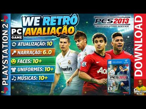 ⚽ PRO EVOLUTION SOCCER 2013 PC 🔥 DOWNLOAD COMPLETO 2GB | PES 2013 LEVE + CLÁSSICO ⚽