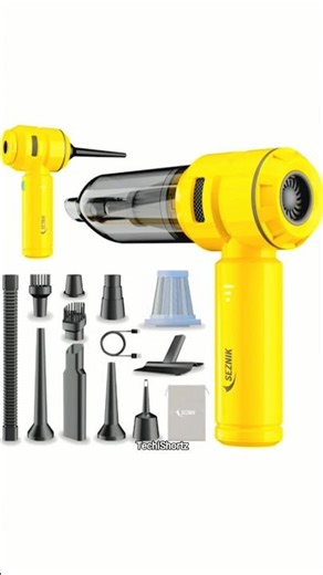 Powerful cleaning in your hand! 💛🔥 #shorts #vacuumcleaner