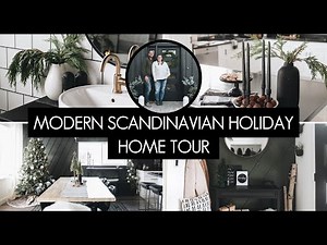 Modern Scandinavian Christmas Home Tour