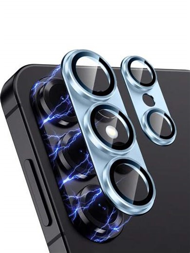 Alloy Shatterproof Glass Galaxy S26 Ultra/S26/S26+ Camera Lens Protector, One-Piece Metal Construction, [Full Coverage][Anti-Scratch], Screen Protector Tempered Glass Cover Accessories Spring Easter Gift | SHEIN