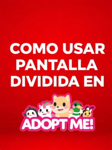 Cómo usar la pantalita dividida en AdoptMe