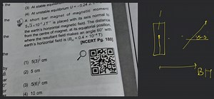 The coercivity of a small magnet where the ferromagnet gets dem... | Filo