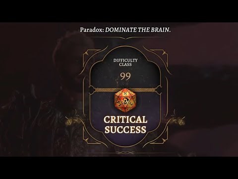 What happens if you pass the 99 skill check roll against The Absolute | Baldur's Gate 3