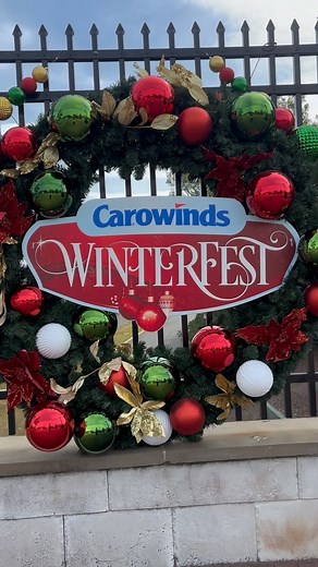 Carowinds on Instagram: "❄️ It’s beginning to look a lot like WinterFest. #Carowinds Experience the Carolinas’ most immersive holiday event select nights November 15 to January 4, 2025."