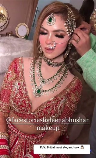 #wedding #bridal #makeup #lehenga #outfit #jewellery #youtubeshorts #shorts #viral #trending #2026