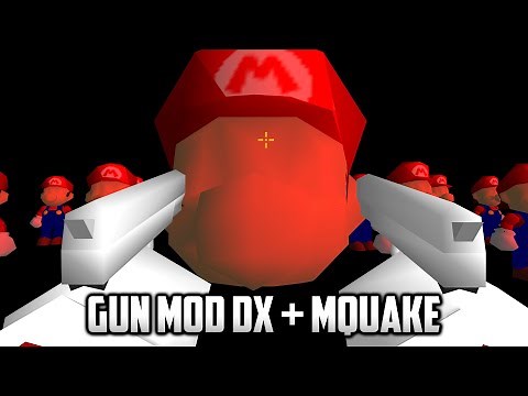 ⭐ Super Mario 64 PC Port - Gun Mod DX + mQuake
