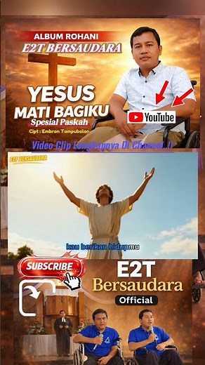 Yesus Mati Bagiku 🙏 Lagu Paskah Menyentuh Hati | Tonton Full di Channel! Sudah Rilis 2 Lagu Paskah
