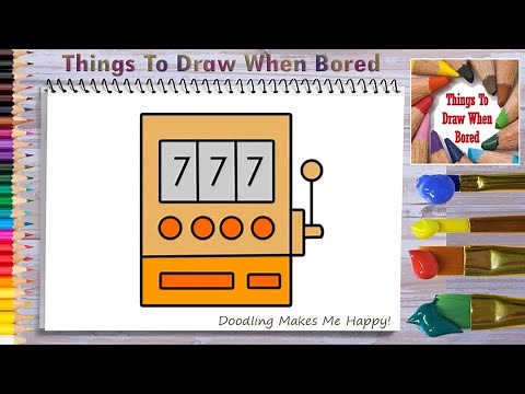 How To Draw A Slot Machine Easy Step By Step For Beginners