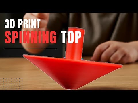 Make a spinning top with TinkerCAD and 3D printing