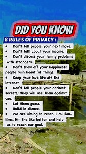 8 rules of PRIVACY you should know #facts #socialfacts | Bangla Quiz