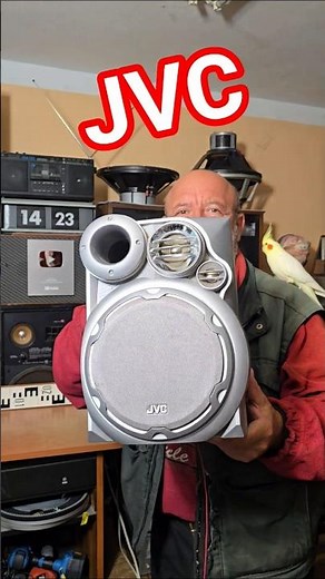 JVC BOOKSHELF SPEAKERS Sound Test New Modern JVC COMPONENT SYSTEM MXKA3