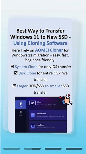 Migrate Windows 11 to New SSD - Best Way #windows11 #ssdupgrade #pcupgrade
