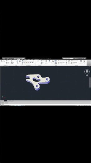 AutoCAD 3D Mechanical Bracket Design | Solid Modeling Practice